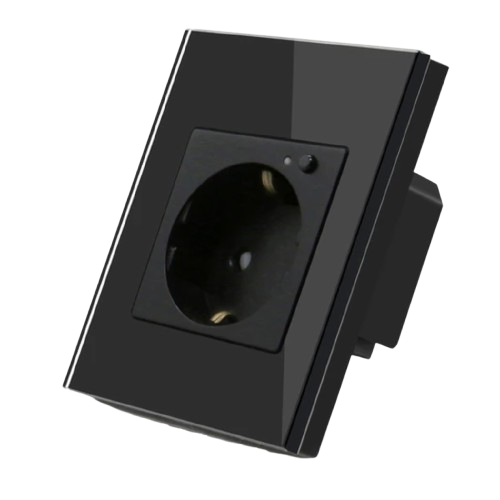 Розетка Bseed 1х - black